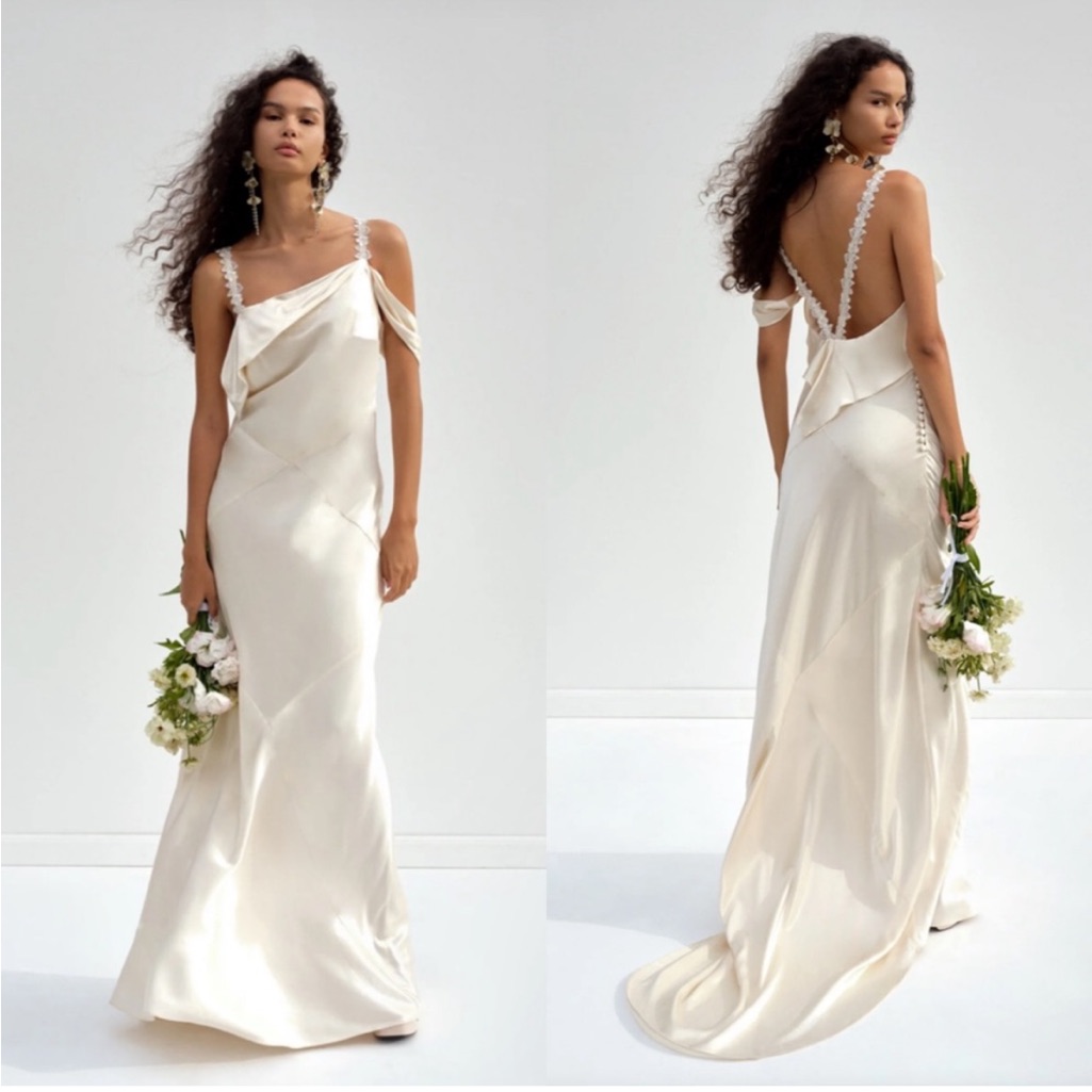 For Love & Lemons Pearl Bridal Dress